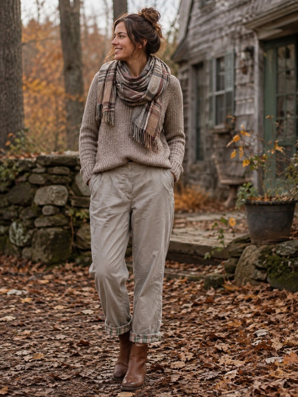 L.L. Bean Flannel Lined Pants